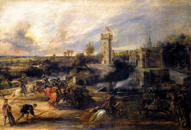 Peter Paul Rubens Tournament in front of Castle Steen